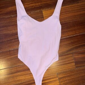 Free People Lavender Bodysuit